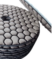 Круг алмазный шлифовальный по камню гибкий 0#, 100 мм,сухой, синий "Бык" оптом