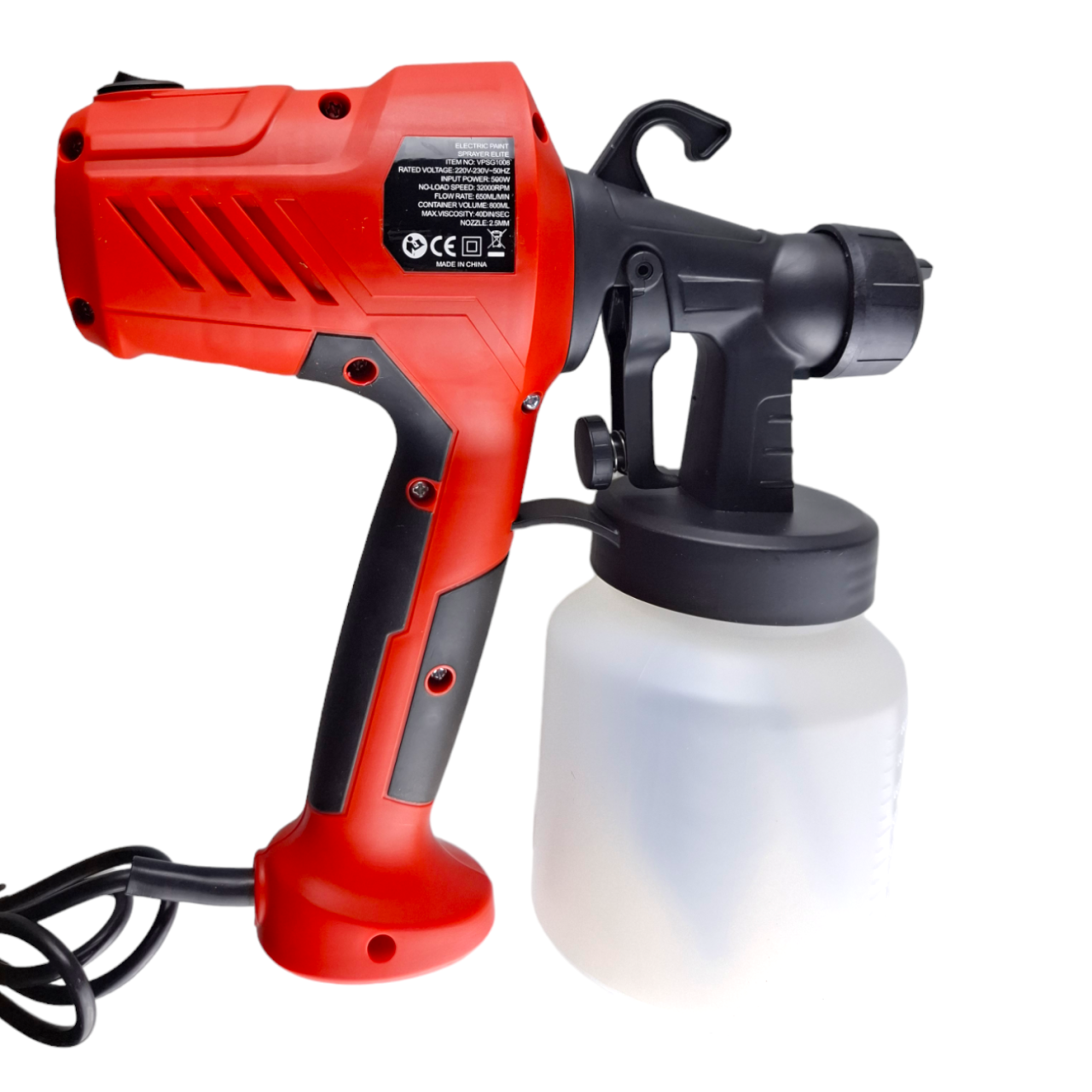 краскопульт электрический, 500 вт, 800 мл., zy 8360 оптом