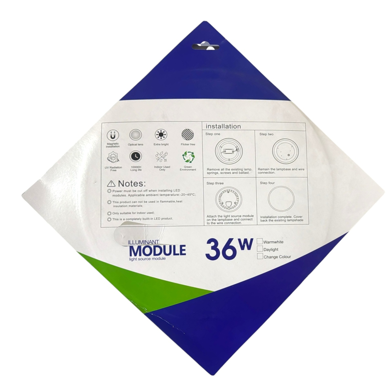 Светодиодный модуль LED 36 Вт, со встроенным драйвером, 6500 K оптом